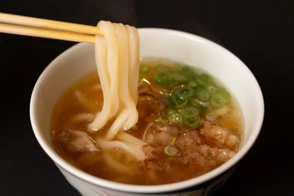 油カスうどん