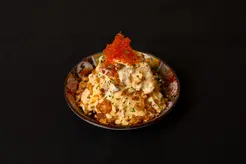 厚切りベーコンと特製ソースのあいよっ！のポテサラ