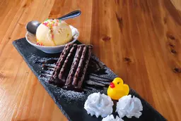 チョコチュロスバニラアイス